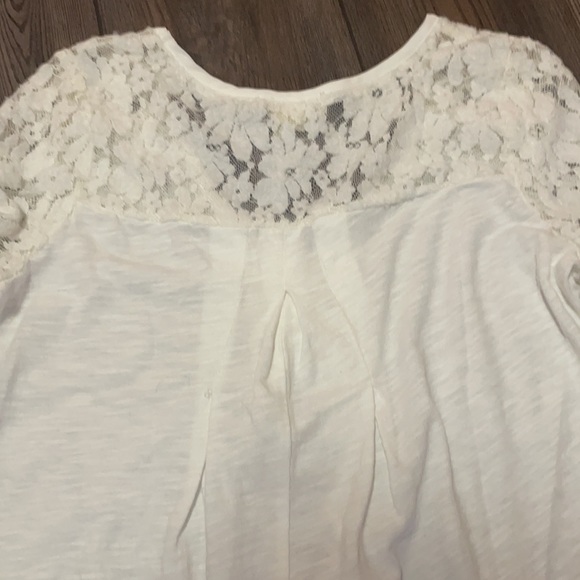 Meadow Rue Flocked Lace T-top Size XS - Picture 3 of 4